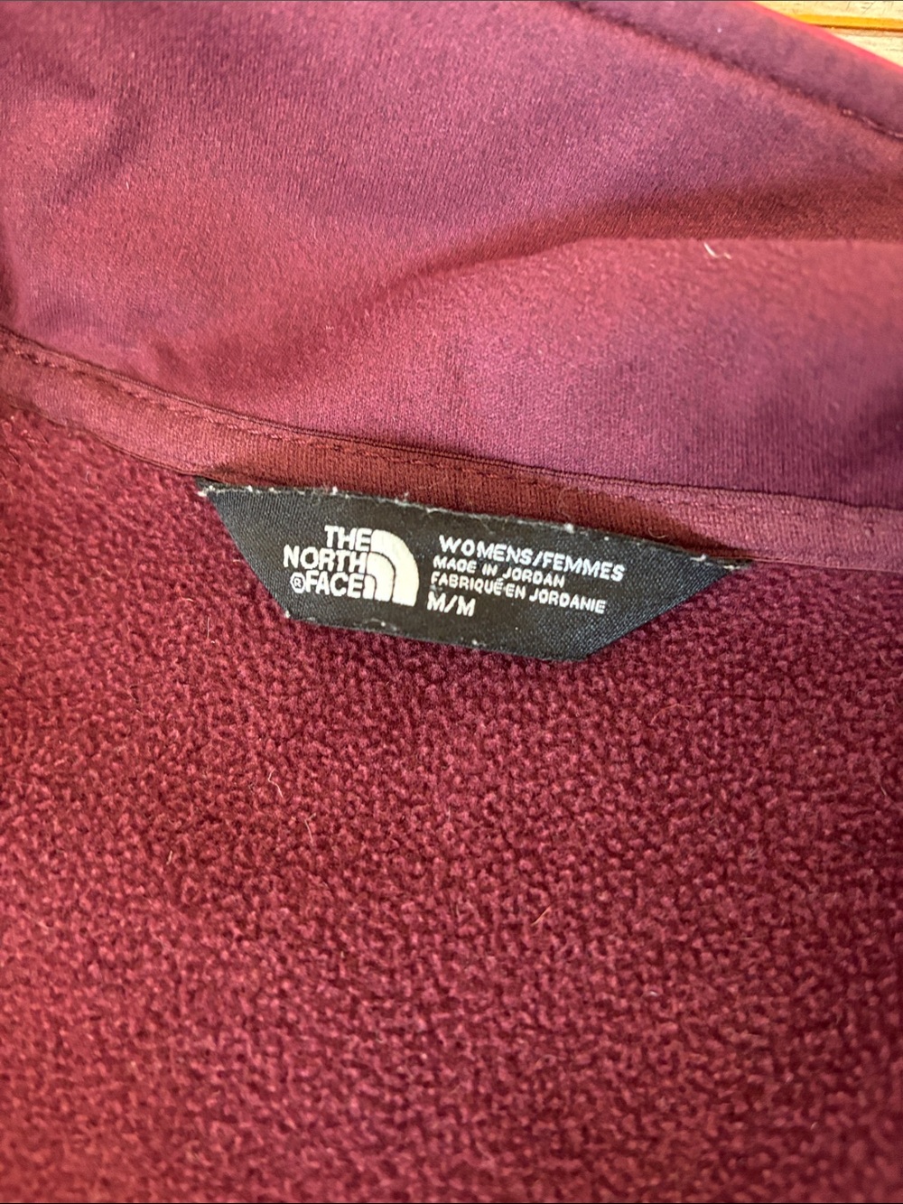 The North Face Raspberry Full-Zip Fleece Jacket - Picture 2 of 6